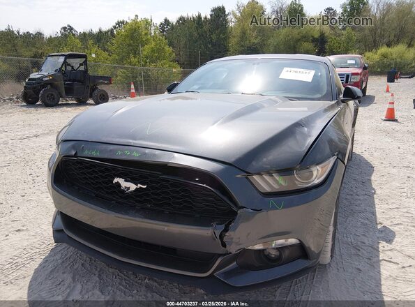 1FA6P8AM8G5309403 2016 FORD MUSTANG Gray Front view