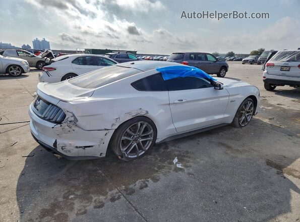 1FA6P8CF0K5134801 2019 FORD MUSTANG White Задня права чверть