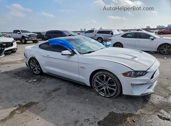 1FA6P8CF0K5134801 2019 FORD MUSTANG White Передня права чверть