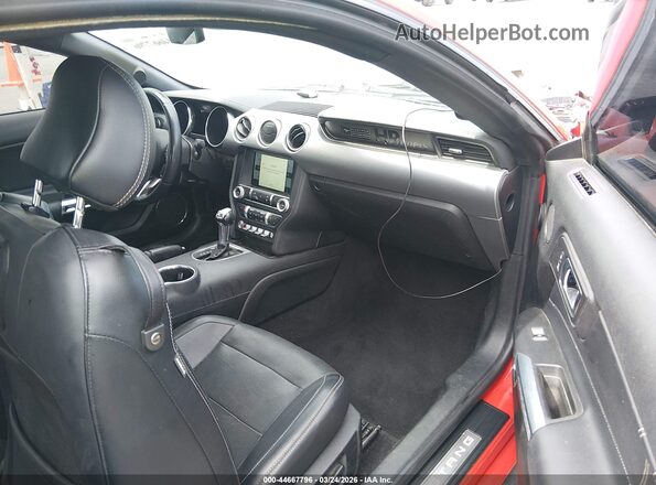 1FA6P8CF0M5116530 2021 FORD MUSTANG Red Սալոնի դիմացի տեսք