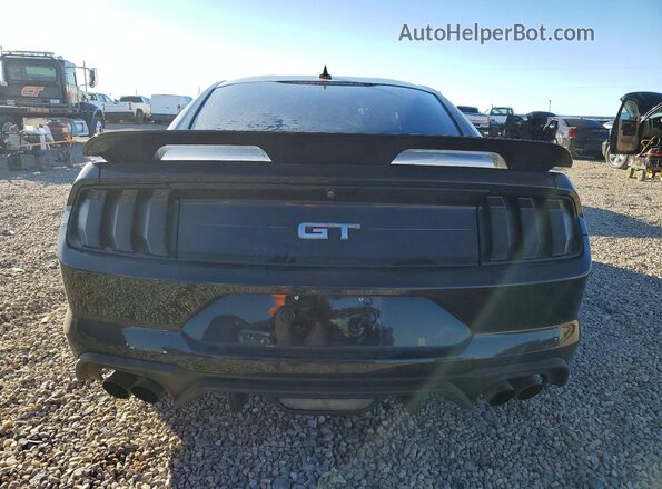 1FA6P8CF0M5146708 2021 FORD MUSTANG Black Հետևի տեսք
