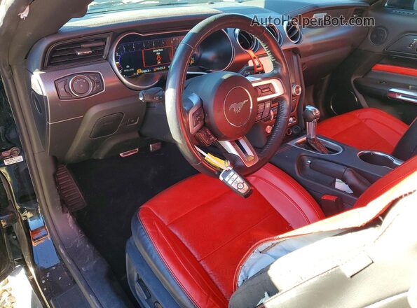 1FA6P8CF0M5146708 2021 FORD MUSTANG Black Առջևի վահանակի տեսք