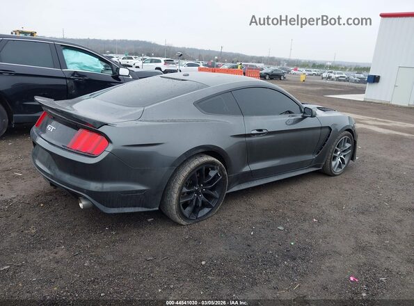 1FA6P8CF1H5240845 2017 FORD MUSTANG Gray Trasero derecho