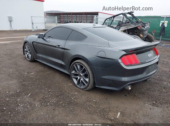 1FA6P8CF1H5240845 2017 FORD MUSTANG Gray Trasero izquierdo