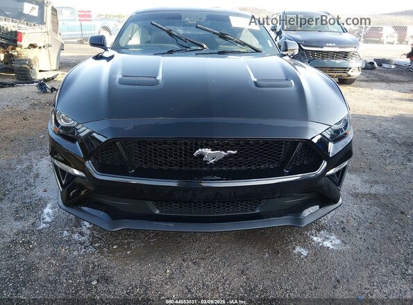 1FA6P8CF2J5107016 2018 FORD MUSTANG Черный Вид щитка приборов