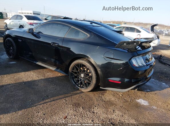 1FA6P8CF2J5107016 2018 FORD MUSTANG Черный Задняя левая четверть