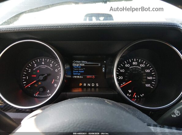 1FA6P8CF2J5107016 2018 FORD MUSTANG Черный Вид задних сидений