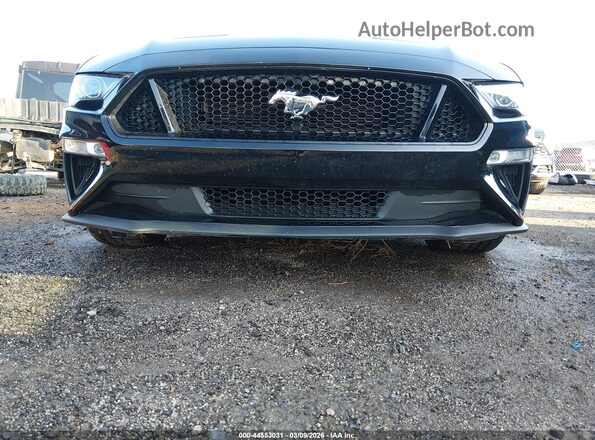 1FA6P8CF2J5107016 2018 FORD MUSTANG Черный Вид спереди