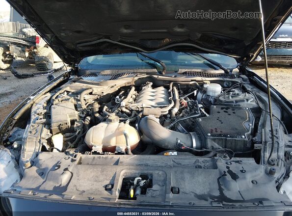 1FA6P8CF2J5107016 2018 FORD MUSTANG Черный Вид сзади