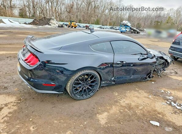 1FA6P8CF2N5136389 2022 FORD MUSTANG Black Tył prawy