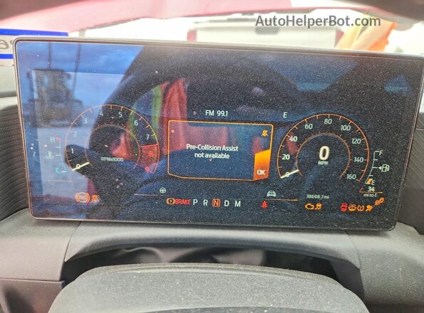 1FA6P8CF2R5411362 2024 FORD MUSTANG Pink Instrument cluster view