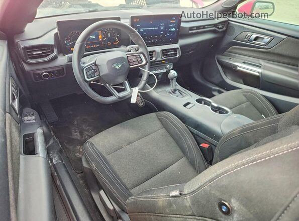 1FA6P8CF2R5411362 2024 FORD MUSTANG Pink Dashboard view