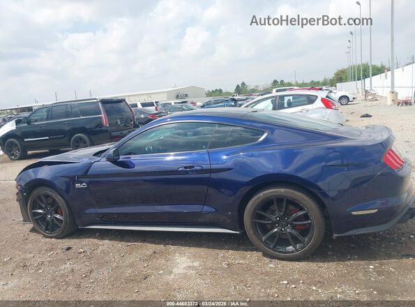 1FA6P8CF3J5146312 2018 FORD MUSTANG Blue Панорамний вид салону 360°