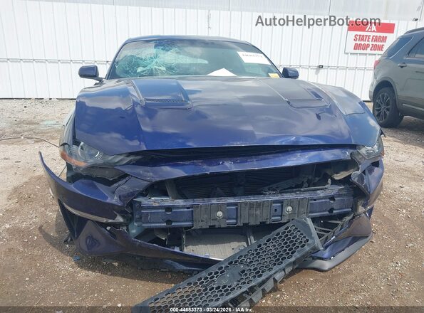 1FA6P8CF3J5146312 2018 FORD MUSTANG Blue Вид спереду