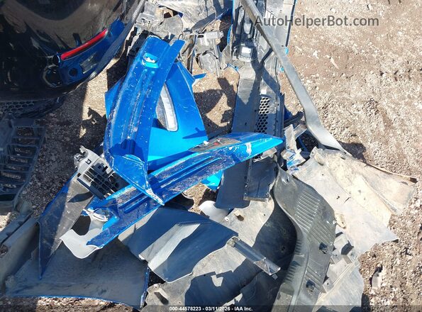1FA6P8CF3M5133581 2021 FORD MUSTANG Blue Вид панелі приладів