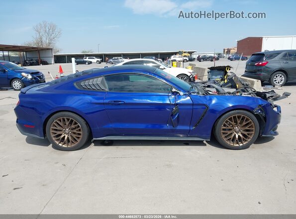 1FA6P8CF4G5283753 2016 FORD MUSTANG Blue Панорамний вид салону 360°