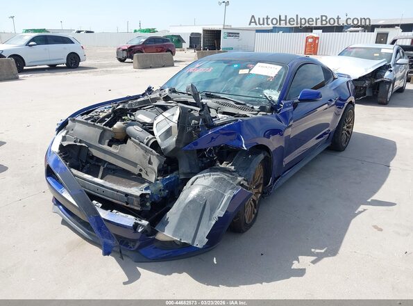 1FA6P8CF4G5283753 2016 FORD MUSTANG Blue Вид спереду