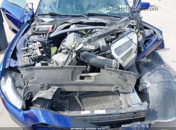 1FA6P8CF4G5283753 2016 FORD MUSTANG Blue Вид ззаду