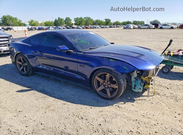1FA6P8CF4K5106404 2019 FORD MUSTANG Blue 