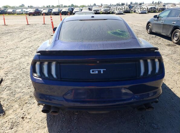 1FA6P8CF4K5106404 2019 FORD MUSTANG Blue 