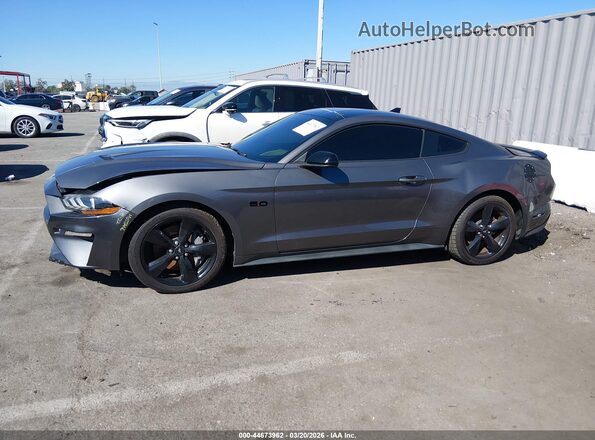 1FA6P8CF4M5118247 2021 FORD MUSTANG Gray 360 interior view