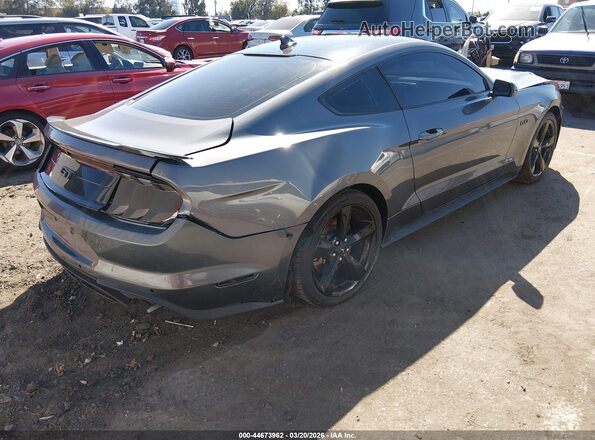1FA6P8CF4M5118247 2021 FORD MUSTANG Gray Rear right