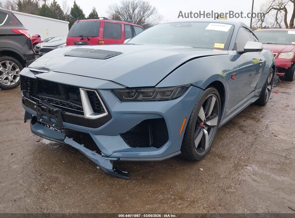 1FA6P8CF4S5412390 2025 FORD MUSTANG Blue Front left