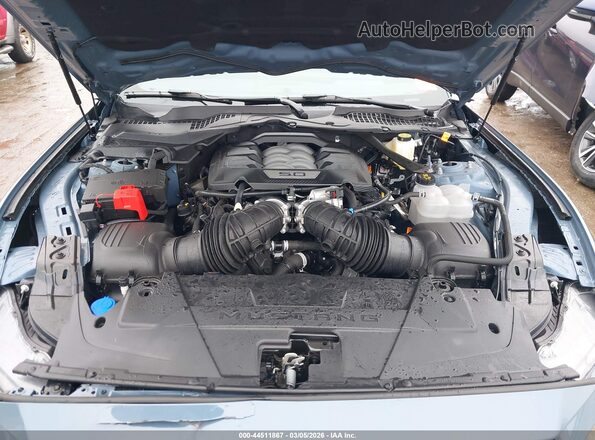 1FA6P8CF4S5412390 2025 FORD MUSTANG Blue Rear view