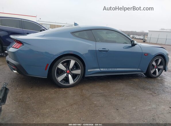 1FA6P8CF4S5412390 2025 FORD MUSTANG Blue 360 interior view