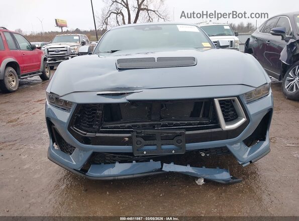 1FA6P8CF4S5412390 2025 FORD MUSTANG Blue Rear interior view