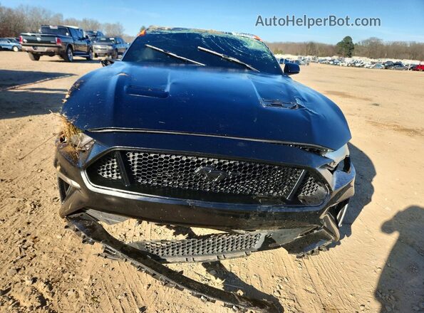 1FA6P8CF5N5138282 2022 FORD MUSTANG Black Widok z przodu