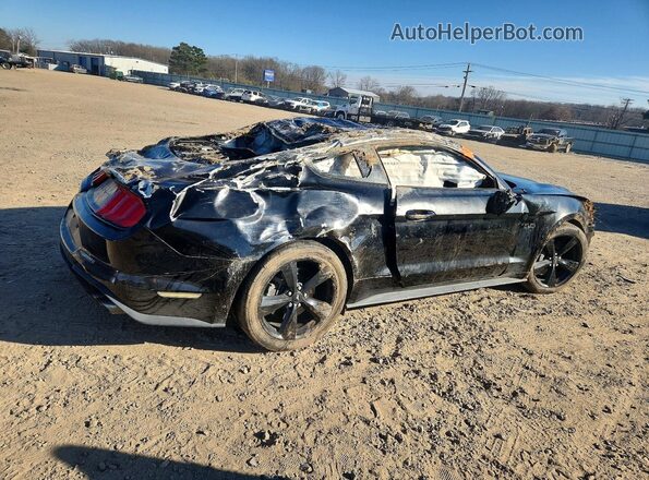 1FA6P8CF5N5138282 2022 FORD MUSTANG Black Tył prawy
