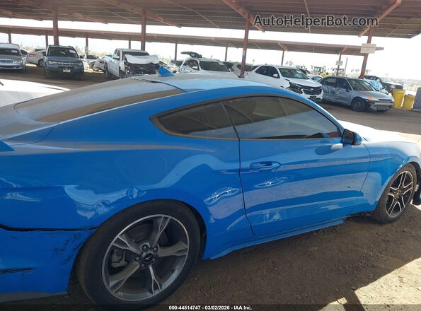 1FA6P8CF5N5144311 2022 FORD MUSTANG Синий Панорамный вид салона 360°