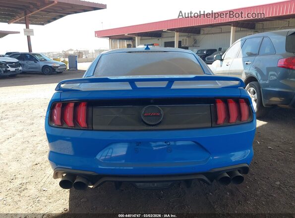 1FA6P8CF5N5144311 2022 FORD MUSTANG Синий 