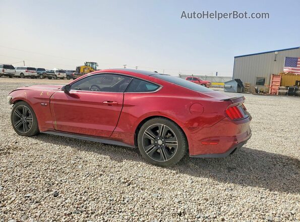 1FA6P8CF6G5333312 2016 FORD MUSTANG Maroon Rear left