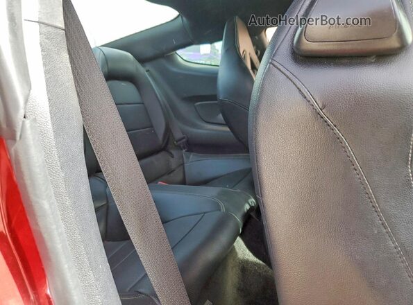 1FA6P8CF6G5333312 2016 FORD MUSTANG Maroon Rear seats view
