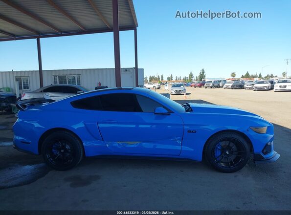 1FA6P8CF6H5292164 2017 FORD MUSTANG Blue Widok wnętrza z tyłu