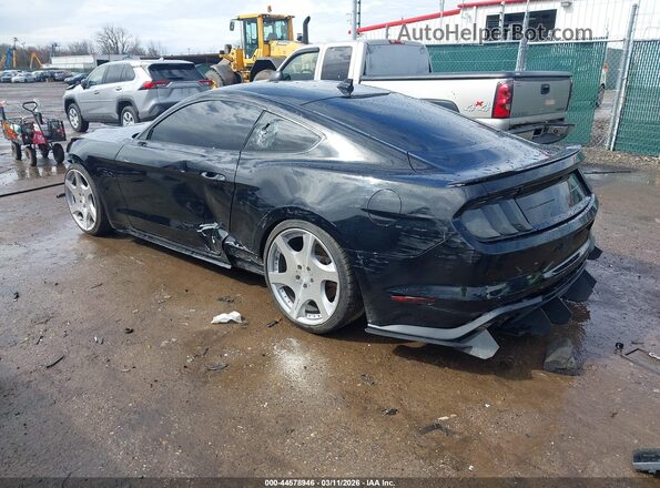 1FA6P8CF6M5151945 2021 FORD MUSTANG Черный Задняя левая четверть