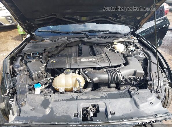 1FA6P8CF6M5151945 2021 FORD MUSTANG Черный Вид сзади