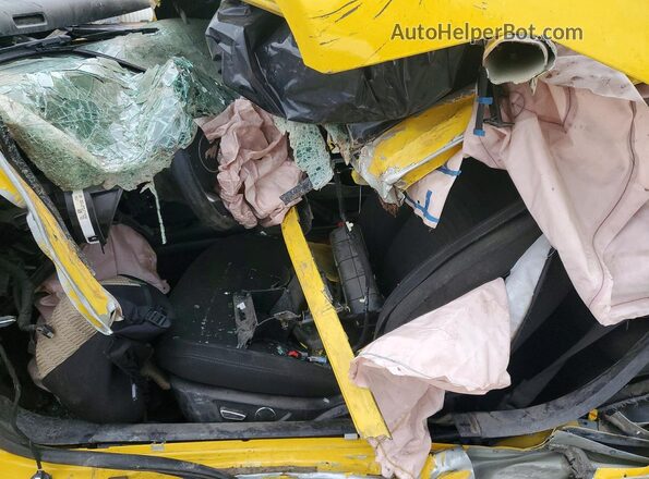 1FA6P8CF7G5328510 2016 FORD MUSTANG Yellow Vista interior delantera