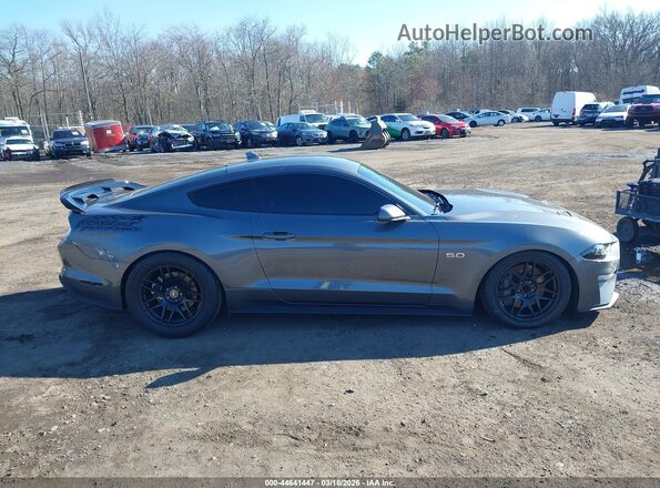 1FA6P8CF7P5303591 2023 FORD MUSTANG Gray უკანა სალონის ხედი
