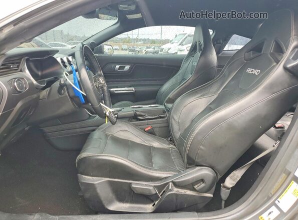 1FA6P8CF8M5109597 2021 FORD MUSTANG Charcoal Widok wnętrza z przodu