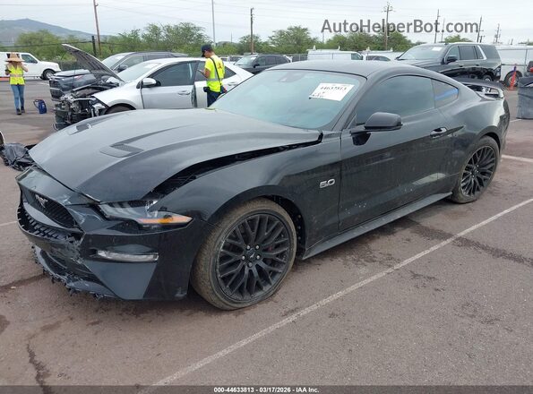 1FA6P8CF8M5157956 2021 FORD MUSTANG Black Front left