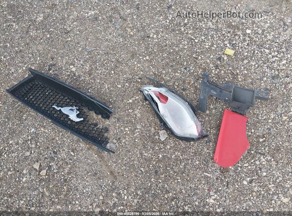 1FA6P8CF9K5157803 2019 FORD MUSTANG Red Սարքավորումների վահանակի տեսք