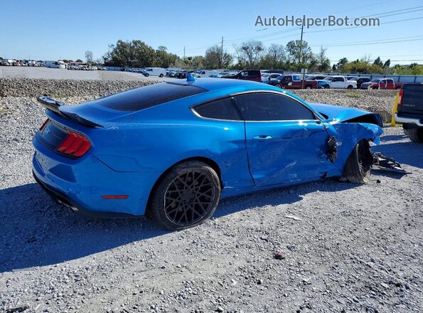 1FA6P8CF9M5109379 2021 FORD MUSTANG Синий 
