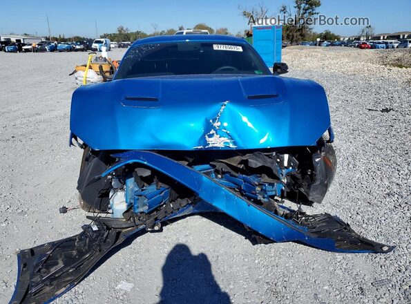 1FA6P8CF9M5109379 2021 FORD MUSTANG Синий 