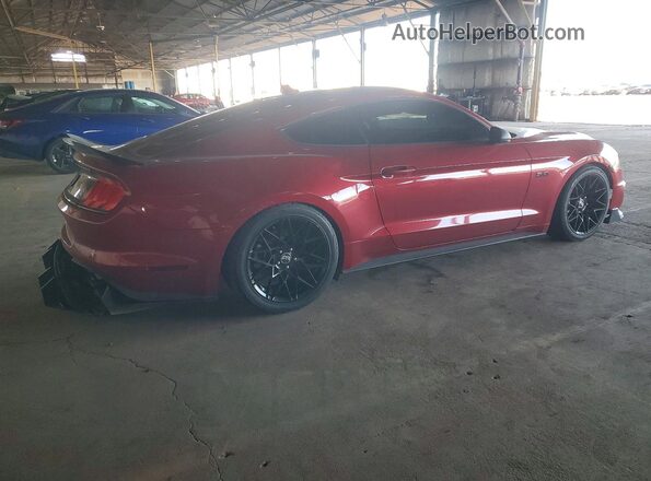 1FA6P8CF9M5147209 2021 FORD MUSTANG Red Հետևի աջ