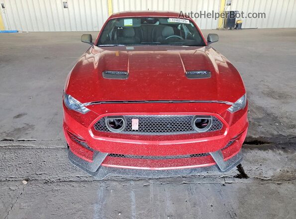 1FA6P8CF9M5147209 2021 FORD MUSTANG Red Դիմացի տեսք