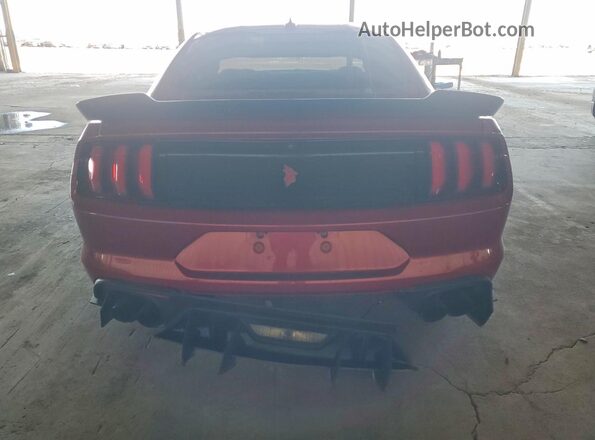 1FA6P8CF9M5147209 2021 FORD MUSTANG Red Հետևի տեսք