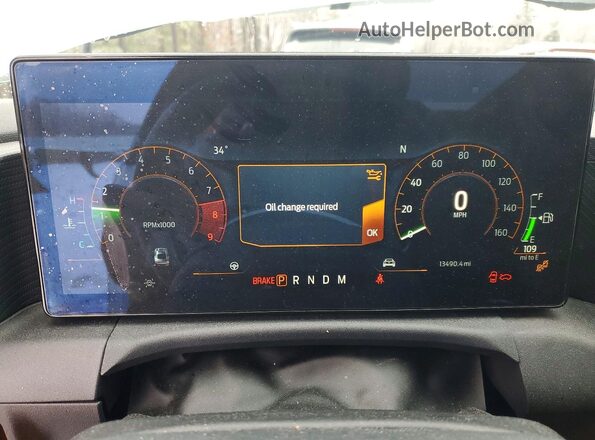 1FA6P8CF9R5418499 2024 FORD MUSTANG White Instrument cluster view